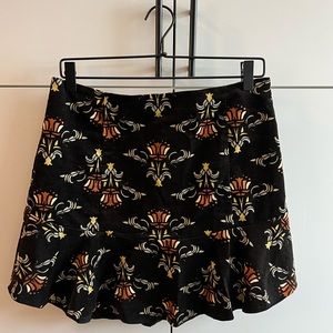 Free People Roll With Us Ruffle Corduroy Skirt 8